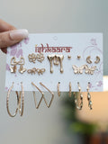 Flutter Heart Earrings Combo