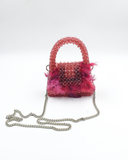 झिलमिलाता पंख मिनी हैंडबैग