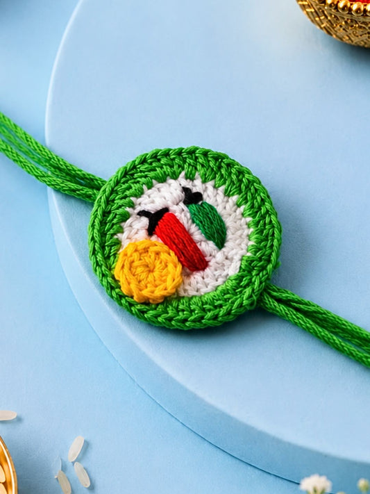 Nazar Battu Crochet Rakhi