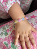 Colourful Daisy Charm Bracelet Rakhi