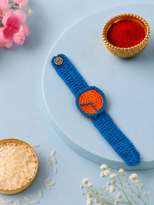 Crochet Watch Rakhi