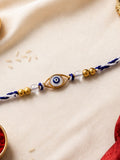 Evil Eye Beaded Thread Rakhi