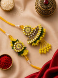 Peetambara Jyoti Bhaiya Bhabhi Rakhi Set