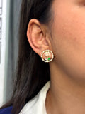 Pearl Tulip Studs