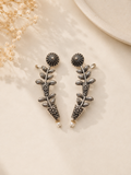 Bagicha Bloom Oxidised Earcuff