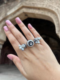 Aarohi Oxidised Ghungroo Ring
