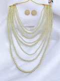 Ambika Layered Pearl Necklace Set