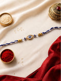 Evil Eye Beaded Thread Rakhi