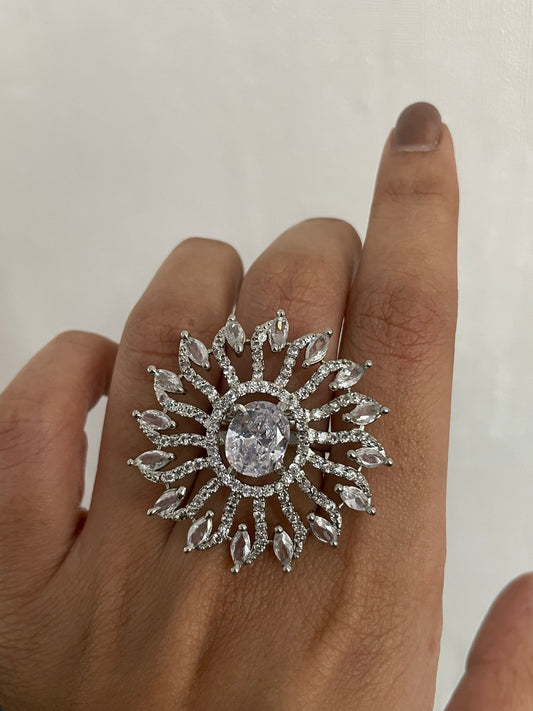 Diamond Frostflower Brilliance AD Ring