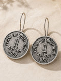 Ek Paisa Oxidised Earrings