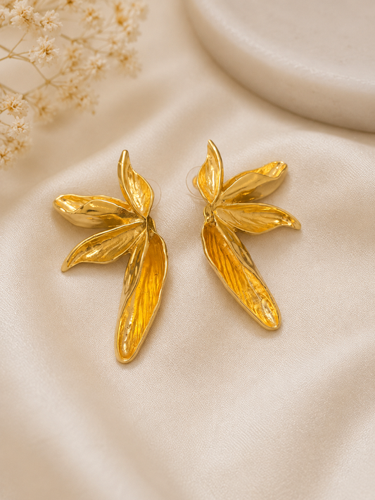 Golden Flux Earrings