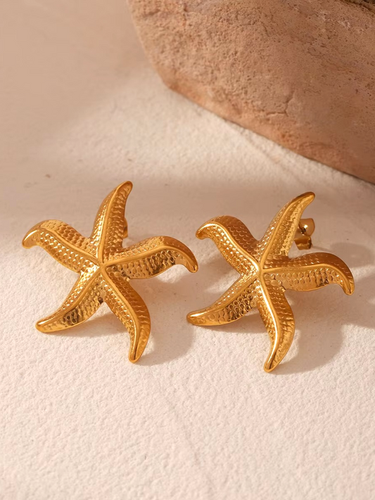 Golden Starry Studs