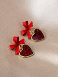 Romantic Bow Drop Earrings