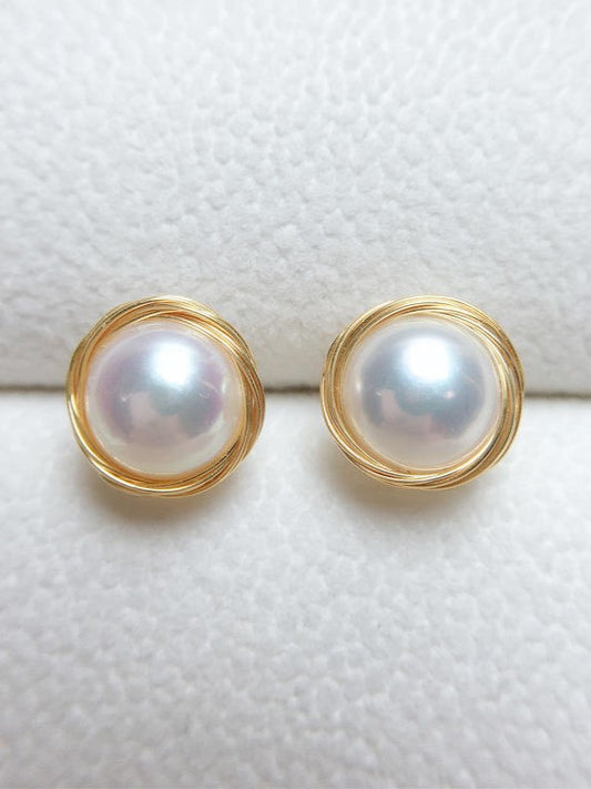 Vintage Pearl Studs