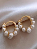 Pearl Aura Hoops