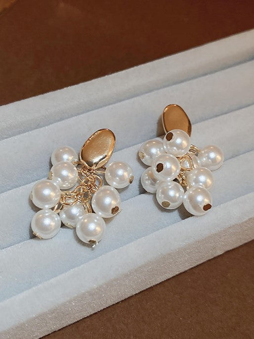 Pearl Tassel Earrings