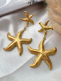Dangling Starfish Earrings