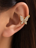 Butterfly Crystal Earcuff
