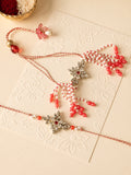 Rosy Bloom Bhaiya Bhabhi Rakhi Combo
