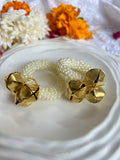 Pearl Ghungroo Aarti Ring Pair