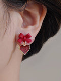 Romantic Bow Drop Earrings
