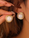 Vintage Pearl Studs