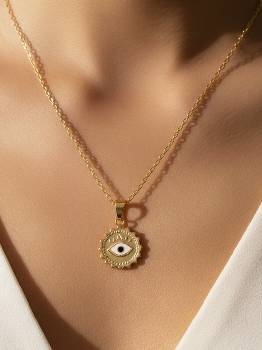 Golden Evil Eye Chain