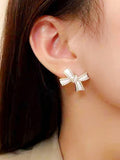 Classic Bow beaded Earrings