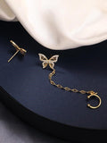 Chainlink Butterfly Earcuff