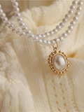 Pearl Double Layered Chain