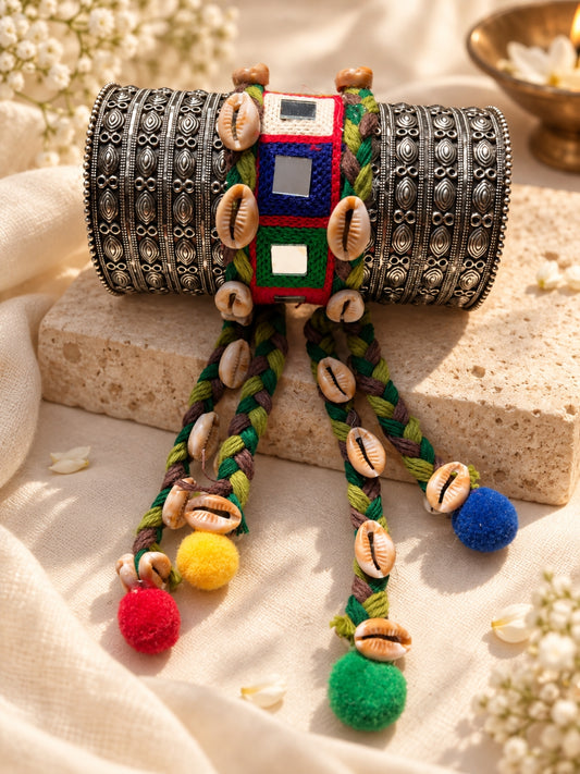 Rang Mahal Cowrie Cuff Bracelet