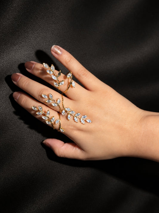 Aura Bloom Finger Ring