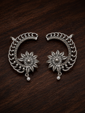 Ardhachandra Oxidised Earcuff