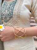 Gold Glamour Cuff Bracelet