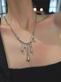 Silver Spiked Chain