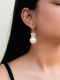 Glowing Globe Pearl Earrings
