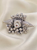 Aaradhya Oxidised Ghungroo Ring