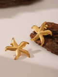 Golden Starry Studs