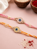 Set of 2 Shubh Drishti Rakhi Combo