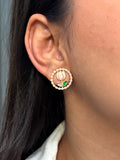 Pearl Tulip Studs