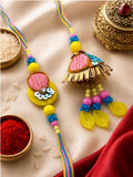 Phoolwari Bhaiya Bhabhi Rakhi Combo
