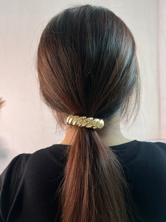 Croissant Chunky Hair Ties