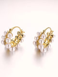 Pearl Aura Hoops