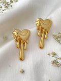 Heart Drip Earrings