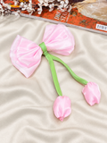 Tulip Bow Hair Clip