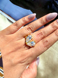 Twin Heart Ring