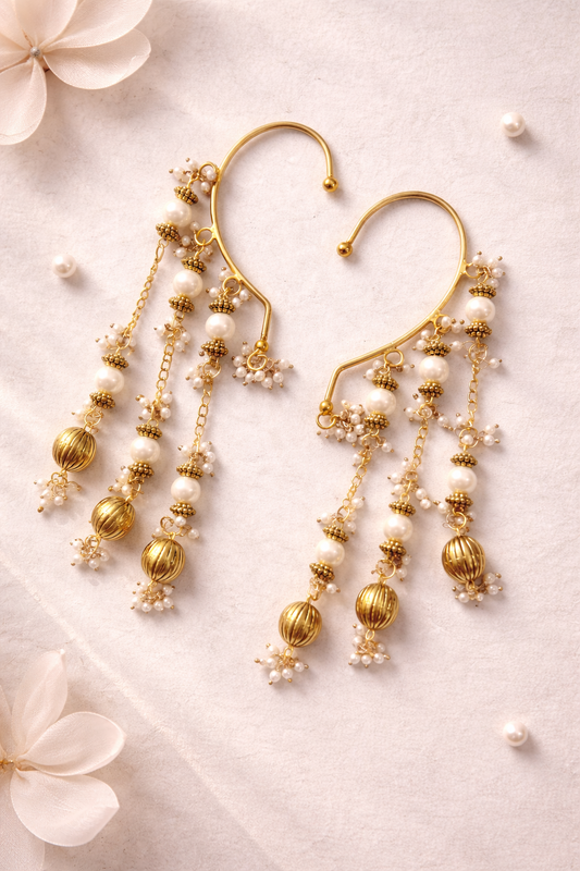 Sunehri kashmiri Earcuff