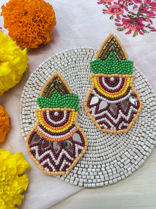 Kalash Beaded Earrings