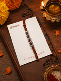 Silver Rudraksh Rakhi