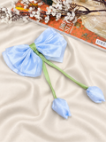 Tulip Bow Hair Clip